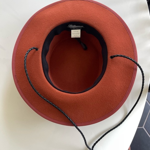 Biltmore for Madewell Felt Stampede Strap Hat - Rust/Black - Picture 5 of 5